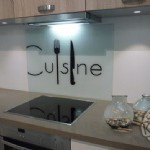 credence cuisine verre avec motif