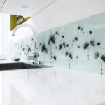 credence cuisine verre avec motif